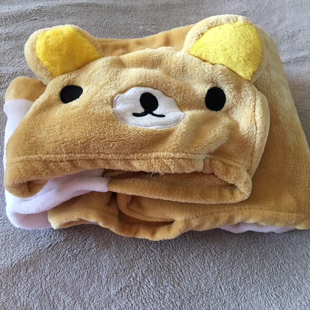 Rilakkuma bear plush onesie pj